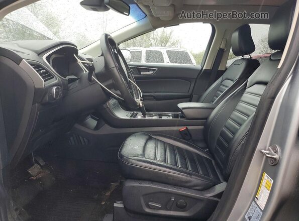 2FMPK4J92LBA41886 2020 FORD EDGE Серебряный Вид салона спереди