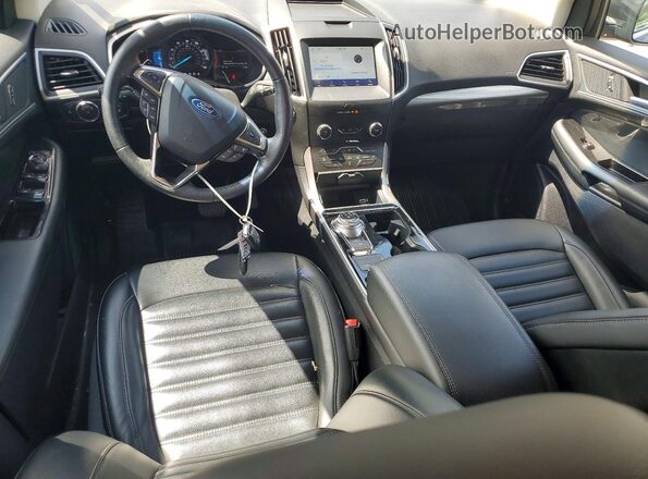 2FMPK4J92LBA48272 2020 FORD EDGE Синий Вид панели приборов
