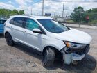 2020 Ford Edge Sel White vin: 2FMPK4J92LBA82146