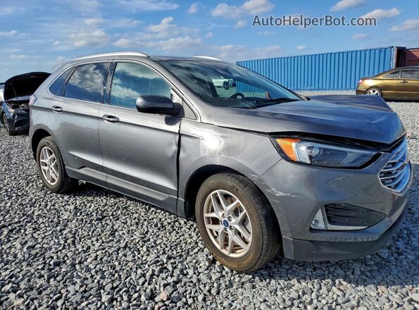 2FMPK4J92NBB15035 2022 FORD EDGE Серый Передняя правая четверть