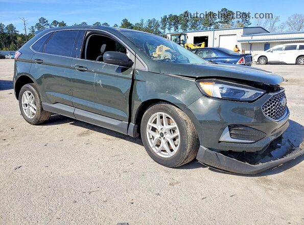 2FMPK4J92PBA00616 2023 FORD EDGE Зеленый Передняя правая четверть