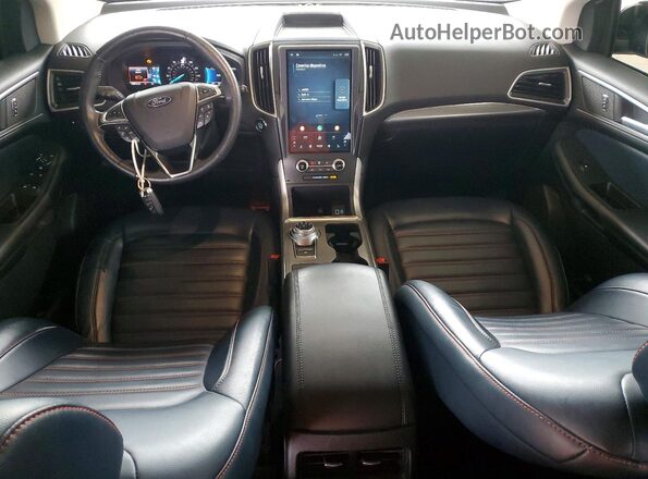 2FMPK4J92RBA40276 2024 FORD EDGE Белый Вид панели приборов