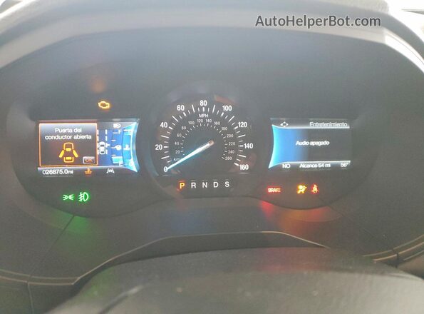 2FMPK4J92RBA40276 2024 FORD EDGE Белый Вид щитка приборов