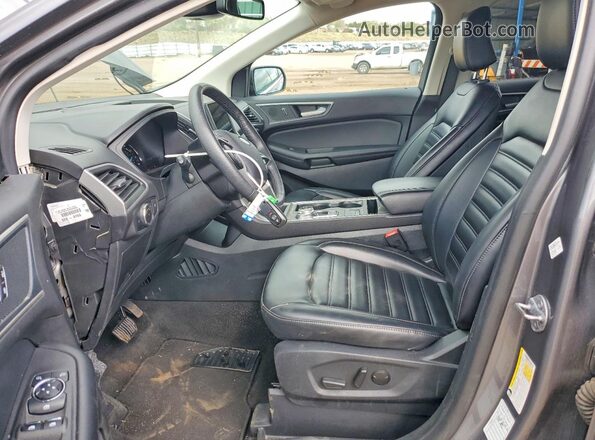 2FMPK4J92RBA80535 2024 FORD EDGE Gray Widok wnętrza z przodu