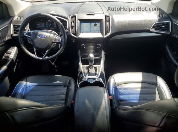2FMPK4J93GBC10657 2016 FORD EDGE Gray Widok deski rozdzielczej