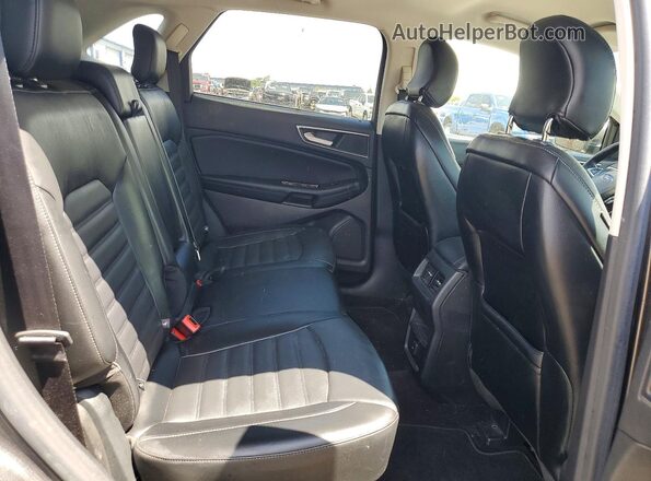 2FMPK4J93GBC10657 2016 FORD EDGE Gray Widok wnętrza z tyłu