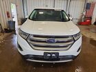 2018 Ford Edge Sel White vin: 2FMPK4J93JBC23304