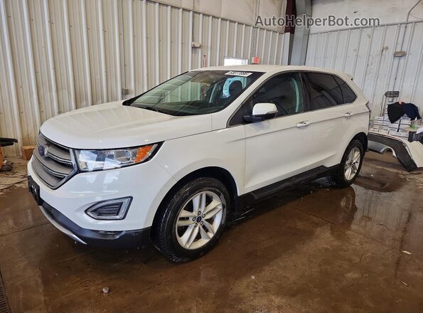 2FMPK4J93JBC23304 2018 FORD EDGE White Przód lewy