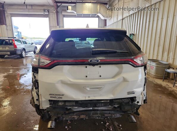 2FMPK4J93JBC23304 2018 FORD EDGE White Widok z tyłu