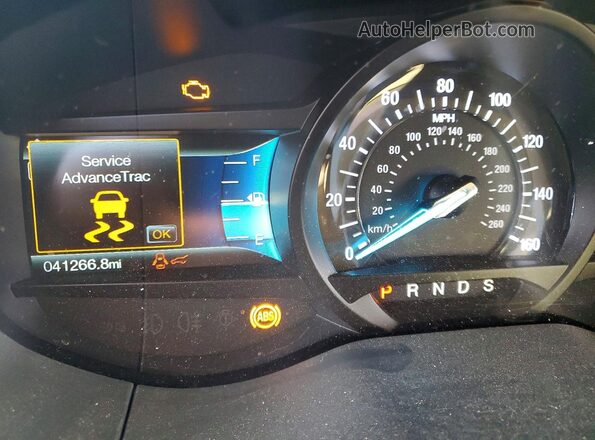 2FMPK4J93JBC60451 2018 FORD EDGE Белый Вид щитка приборов