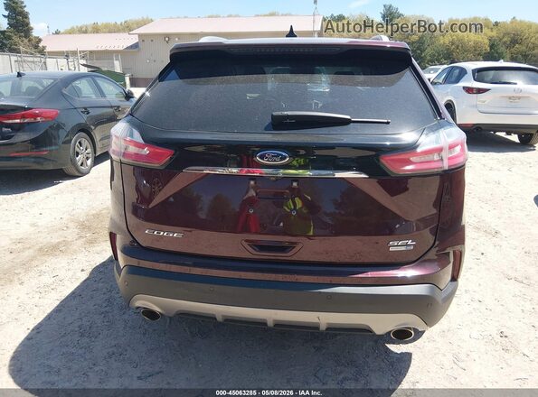 2FMPK4J93LBB08043 2020 FORD EDGE Burgundy 