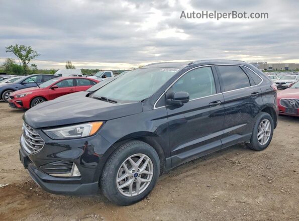 2FMPK4J93MBA38612 2021 FORD EDGE Black Vista tres cuartos delantera izquierda