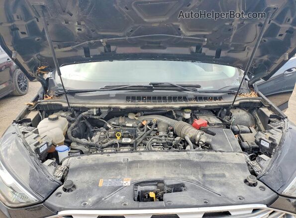 2FMPK4J93MBA38612 2021 FORD EDGE Black Vista del compartimento del motor