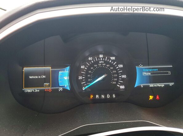 2FMPK4J93MBA38612 2021 FORD EDGE Black Vista del cuadro de instrumentos