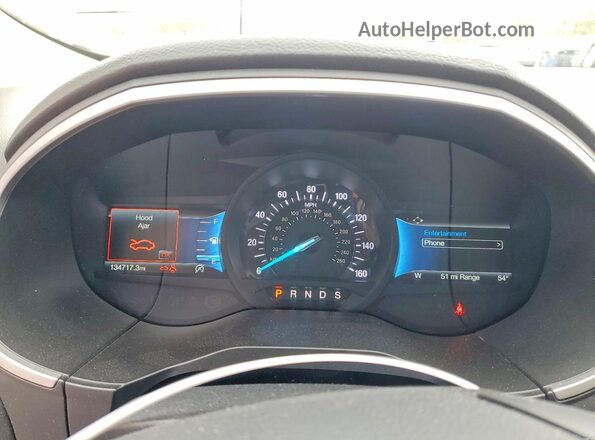 2FMPK4J93MBA43504 2021 FORD EDGE Белый Вид щитка приборов