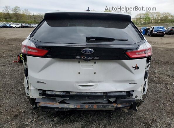 2FMPK4J93MBA43504 2021 FORD EDGE Белый Вид сзади