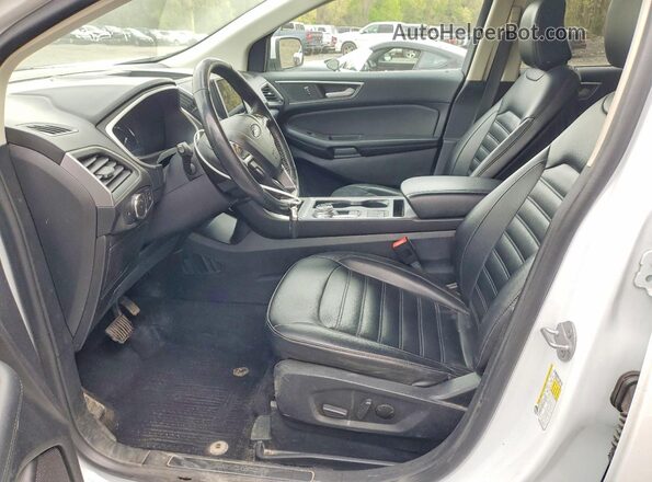 2FMPK4J93MBA43504 2021 FORD EDGE Белый Вид салона спереди