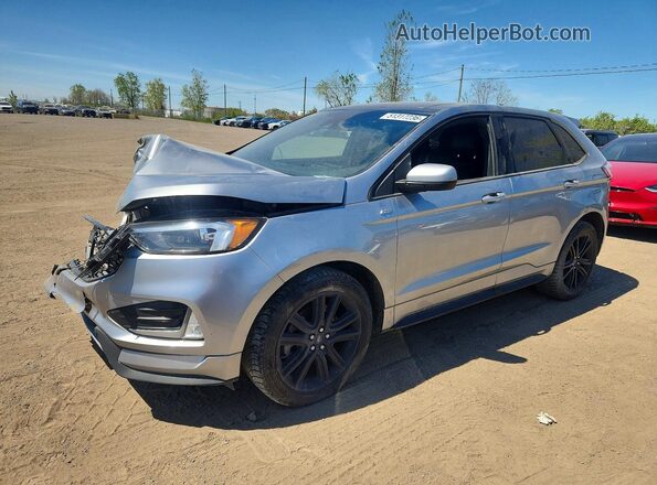 2FMPK4J93NBA50955 2022 FORD EDGE Silver Vista tres cuartos delantera izquierda