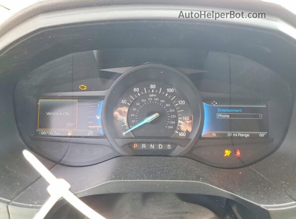 2FMPK4J93PBA18915 2023 FORD EDGE Gray Instrument cluster view