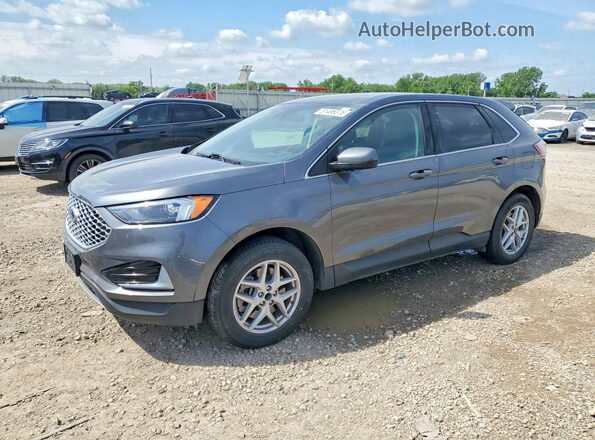 2FMPK4J93PBA18915 2023 FORD EDGE Gray Front left