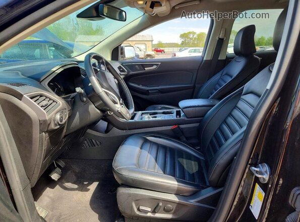 2FMPK4J93RBA49102 2024 FORD EDGE Черный Вид салона спереди