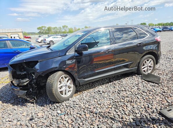 2FMPK4J93RBA49102 2024 FORD EDGE Черный Передняя левая четверть