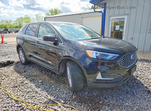 2FMPK4J93RBA49102 2024 FORD EDGE Черный Передняя правая четверть