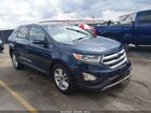 2017 Ford Edge Sel Blue vin: 2FMPK4J94HBC39683
