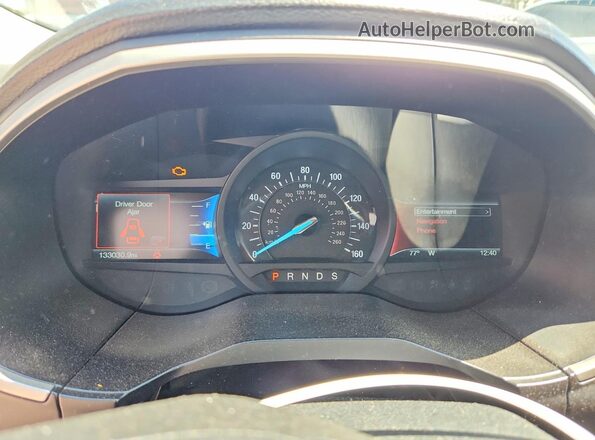 2FMPK4J94JBB24720 2018 FORD EDGE Фиолетовый Вид щитка приборов