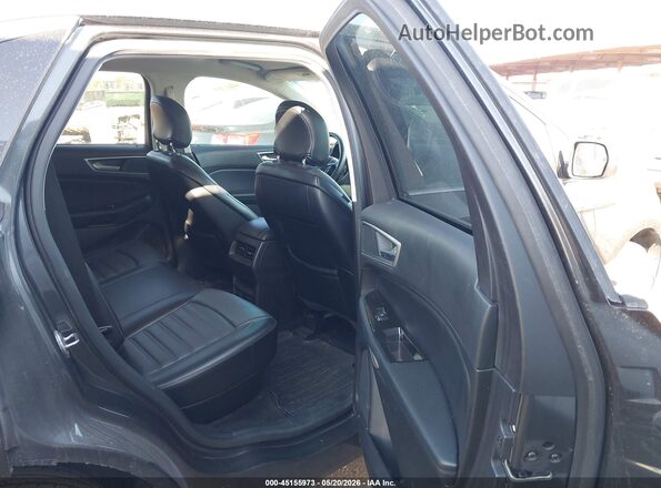 2FMPK4J94JBB85842 2018 FORD EDGE Gray Widok naklejki z numerem VIN