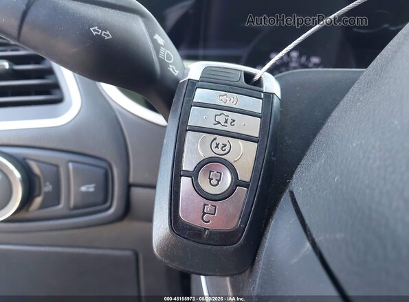 2FMPK4J94JBB85842 2018 FORD EDGE Gray Widok deski rozdzielczej