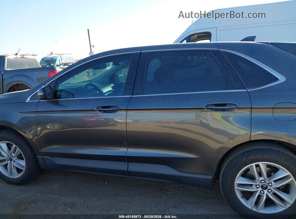2FMPK4J94JBB85842 2018 FORD EDGE Gray Widok wnętrza 360 stopni