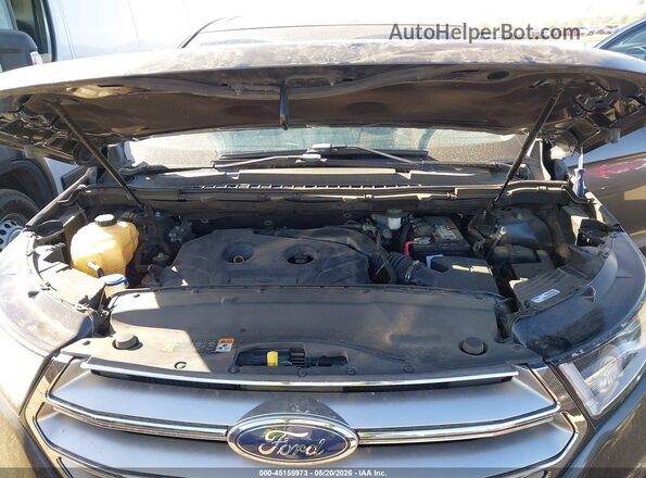 2FMPK4J94JBB85842 2018 FORD EDGE Gray Widok z tyłu