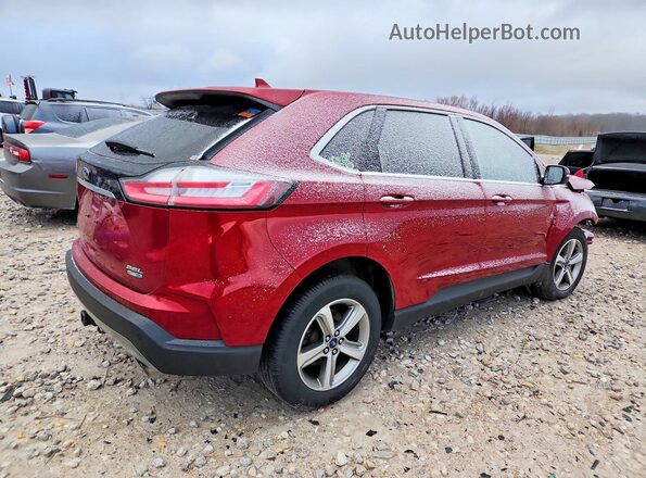 2FMPK4J94KBB36190 2019 FORD EDGE Бордовый Задняя правая четверть