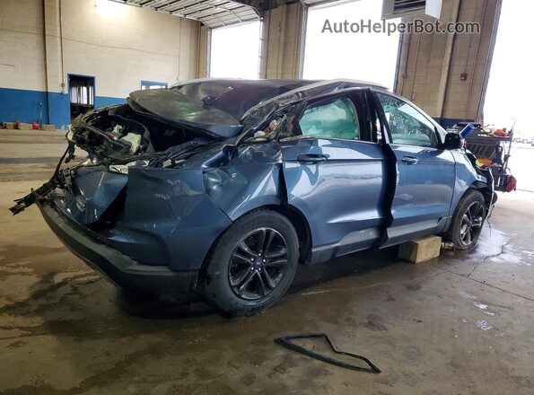 2FMPK4J94KBC18677 2019 FORD EDGE Синий Задняя правая четверть