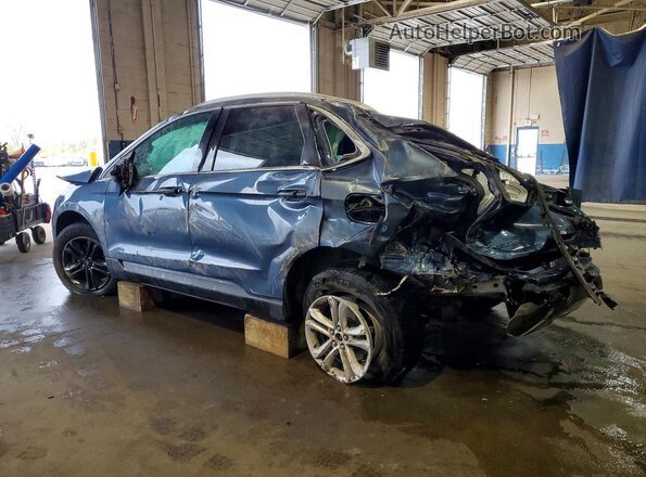 2FMPK4J94KBC18677 2019 FORD EDGE Синий Задняя левая четверть