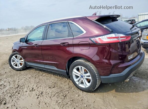 2FMPK4J94KBC75252 2019 FORD EDGE Бордовый Задняя левая четверть