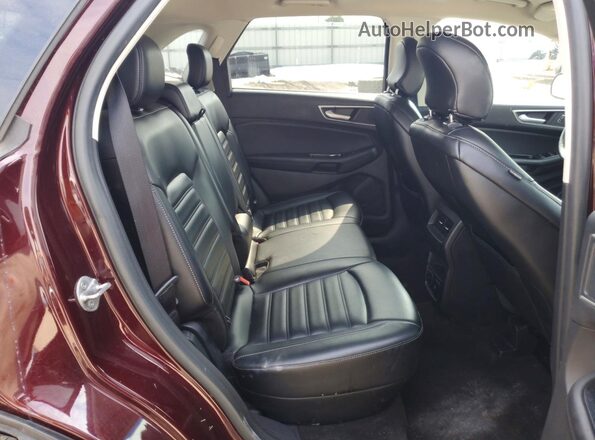2FMPK4J94KBC75252 2019 FORD EDGE Бордовый Вид задних сидений