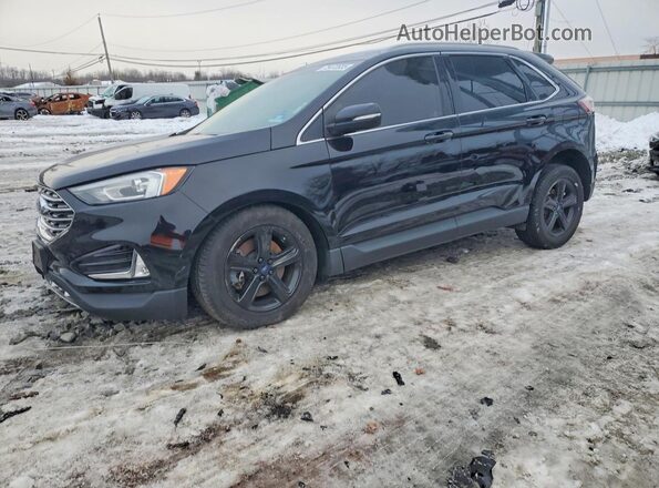 2FMPK4J94LBA01731 2020 FORD EDGE Black წინა მარცხენა ხედი სამი მეოთხედიდან