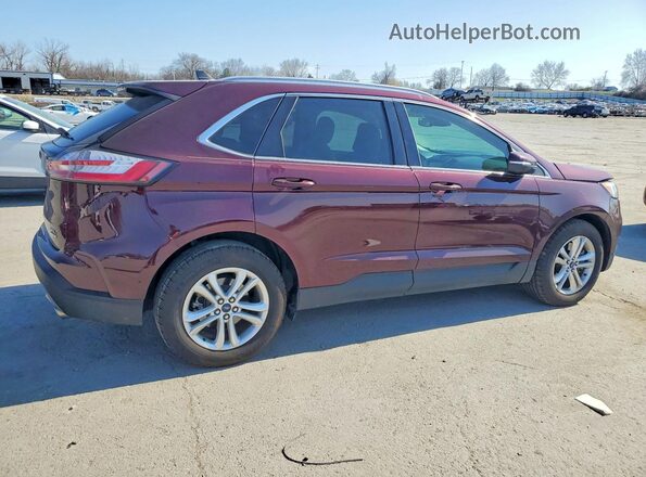2FMPK4J94LBB63147 2020 FORD EDGE Maroon Tył prawy