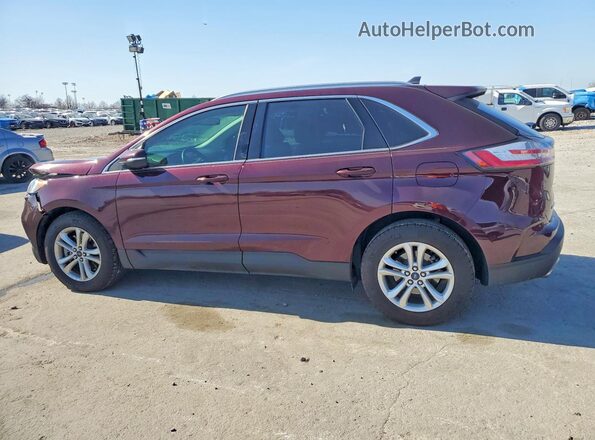 2FMPK4J94LBB63147 2020 FORD EDGE Maroon Tył lewy
