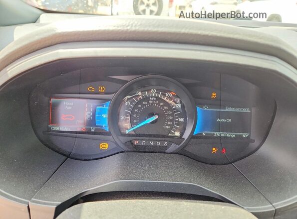 2FMPK4J94NBA67618 2022 FORD EDGE Blue Vista del cuadro de instrumentos