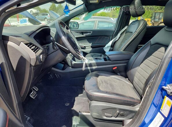 2FMPK4J94NBA67618 2022 FORD EDGE Blue Vista interior delantera