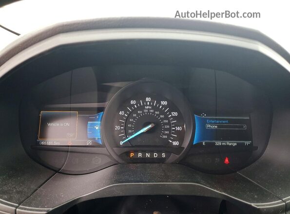 2FMPK4J94PBA25050 2023 FORD EDGE Silver Вид щитка приладів