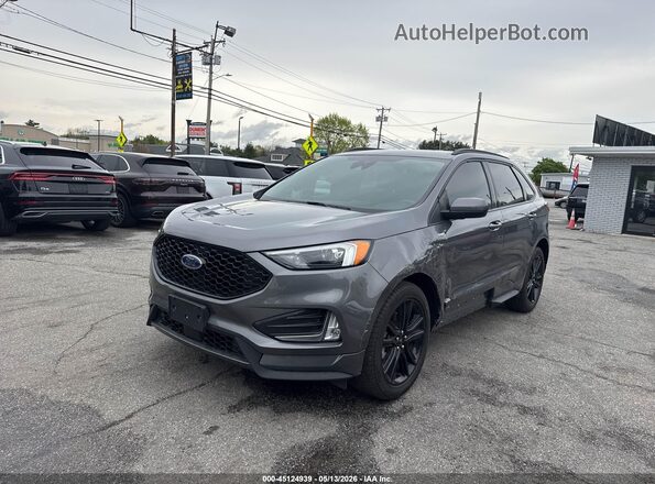 2FMPK4J94RBA75028 2024 FORD EDGE Gray Vista tres cuartos delantera izquierda