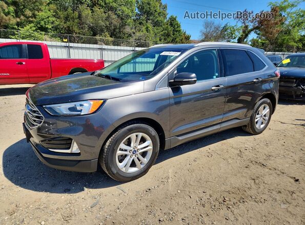 2FMPK4J95KBB38384 2019 FORD EDGE Gray Przód lewy