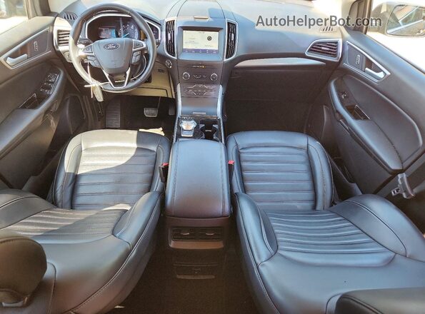 2FMPK4J95KBB38384 2019 FORD EDGE Gray Widok deski rozdzielczej