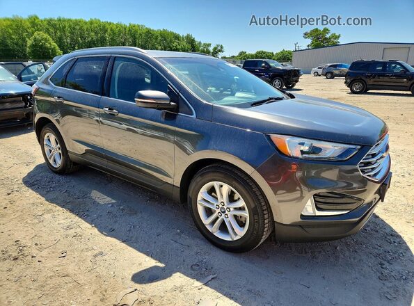 2FMPK4J95KBB38384 2019 FORD EDGE Gray Przód prawy