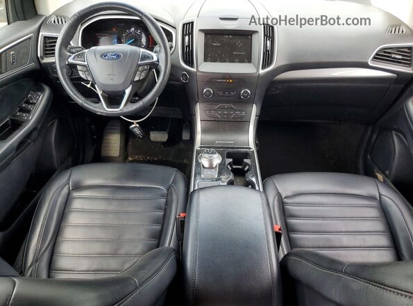 2FMPK4J95KBB79663 2019 FORD EDGE Tan Vista del salpicadero