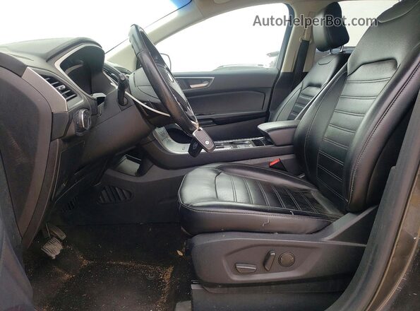 2FMPK4J95LBA46385 2020 FORD EDGE Серый Вид салона спереди